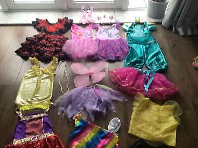 £6.50 • Buy Girls Disney Princess Etc Fancy Dress Up Costume Bundle Age 3-4 Years