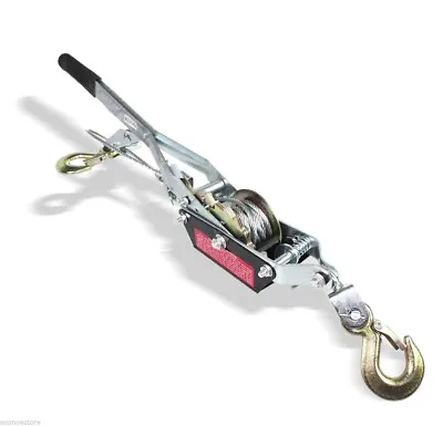 4 Ton 8000lb Come Along Hoist Ratcheting Cable Winch Puller Crane Come Along • $62.99