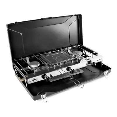 Kampa Fornello Double Gas Hob & Grill - Camping Caravan Motorhome Overland Home • £45.99
