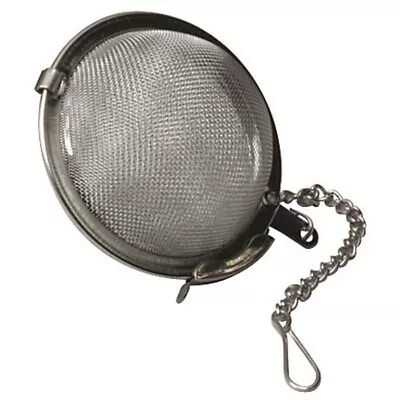 STAINLESS STEEL MESH BALL 2 Inch - Tea Ball - Easy To Strain Herbs And Loose Tea • $4