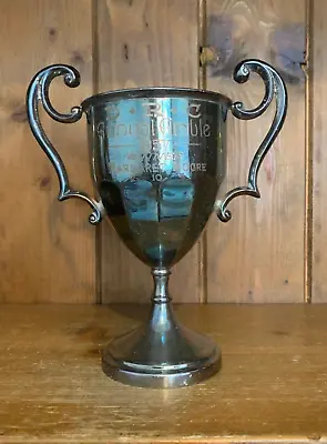 1957 Annual Amble Vintage Silver Plate Trophy Loving Cup Trophies • $37.32