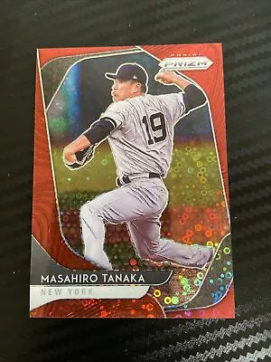 2020 Prizm /99 Red Disco MASAHIRO TANAKA Baseball Card 130 New York Yankees  • $1.50