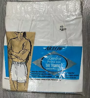 NOS Vintage Arrow Boxer Shorts Qty 1 Size 40 • $39