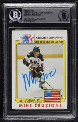 1983 History's Greatest Olympians Mike Eruzione #36 BAS BGS Authentic Auto • $80.72