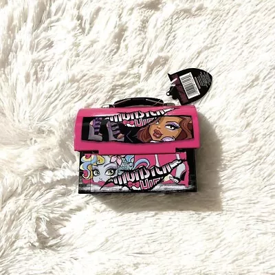 Monster High 2013 Mini Tin Storage Lunchbox Keepsake Pink Black Multicolor NWT • $10.46