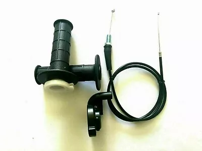 $15.99 • Buy Twist Handle Grip Bar & Throttle Cable For Honda XR100 XR100R XR185 XR200 XR200R