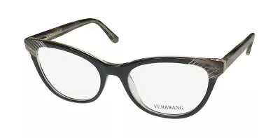 New Vera Wang V392 Eyeglass Frame Plastic Full-rim Cat Eye 49-17-135 No Black • $29.95