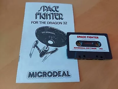£9.99 • Buy Dragon 32 Computer Software Cartridge Cassette Tape Scifi Space Fighter War Game