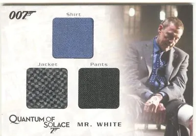 James Bond Archives 2009 Relic / Costume Card QC11 Mr White • £24.99