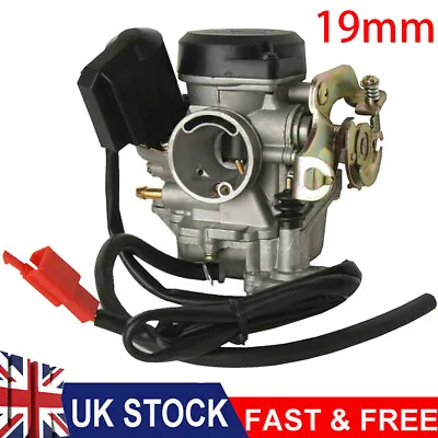 For GY6 50cc 100cc 19mm Big Bore Carb Carburetor 139QMB 139QMA Scooter Moped ATV • £17.99