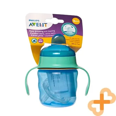 £11.99 • Buy PHILIPS AVENT Spill Proof Cup With Silicone Spout And Handles Blue 200 Ml
