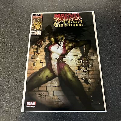 Marvel Zombies Resurrection #1 Ryan Brown Comic Exposure Exclusive She Hulk Nm • $9.99