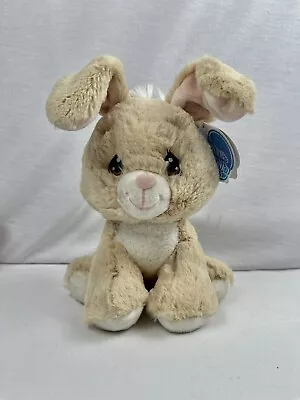 PRECIOUS MOMENTS Floppy Bunny 9  Plush NWT - Tan Aurora Soft • $14.95