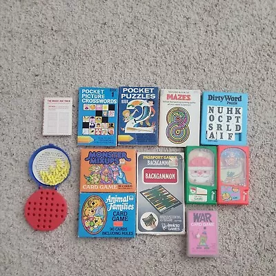Vintage Games/Handheld Games/Pinball/Cards/Backgammon Etc. LOT Of 12/READ DETAIL • $20