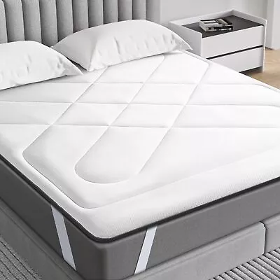 Queen Mattress Topper Cooling Memory Foam Queen Mattress Pad Pillow Top Que... • $66.48