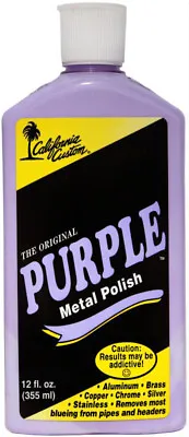 California Custom Products PURPLE METAL POLISH 12oz. PMP12 • $19.99