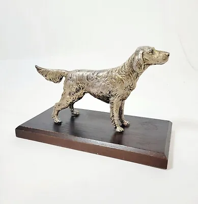 Vintage Weidlich Bros Dog Figurine Sculpture 10  Long Haired Pointer Setter • $95