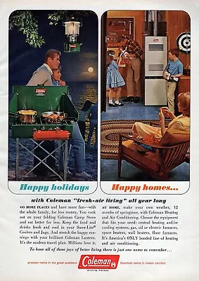 1965 Coleman Camp Stove & Lantern Original Color Print Ad • $16.47