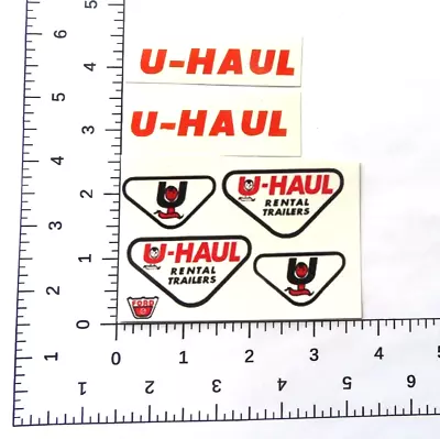 Nylint  U-Haul Truck And Trailer WATER SLIDE DECAL SET WITH TRACKING • $6.95