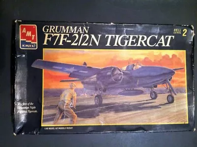 AMT ERTL 1/48 8844 Grumman F7F-2/2N Tigercat Korean War USS Antietam Model • $55