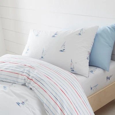 £29.95 • Buy Bianca Kids Sailing Boats 100% Cotton Reversible Duvet Cover Set