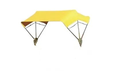 $199.95 • Buy Yellow 3 Bow 40  Buggy Top Tractor Umbrella Frame & Canvas Cover TBT3 406156