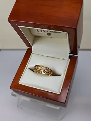 £825 • Buy Clogau Welsh 18ct Gold & Diamond Queen Elizabeth II Anniversary Uk Size P