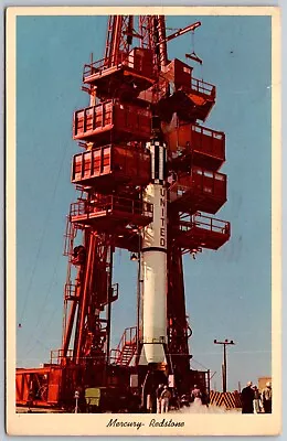 Postcard FL Cape Kennedy Florida Mercury Redstone Rocket NASA P3B • $7.99