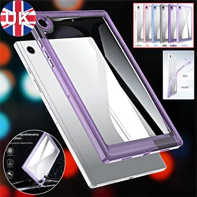 For Samsung Galaxy Tab A9 Plus S9 FE Tablet Clear Rubber Case Heavy Duty Cover • £8.39
