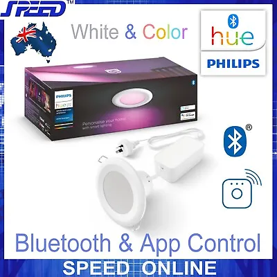 PHILIPS Hue White And Colour Akari Downlight - Bluetooth & WiFi Control - (240V) • $105