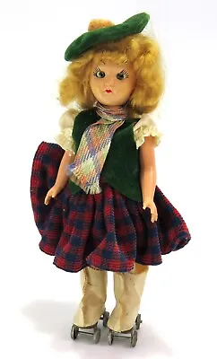 Marcie Doll Vintage Plastic Doll On Roller Skates About 8  Tall - Read • $14.98