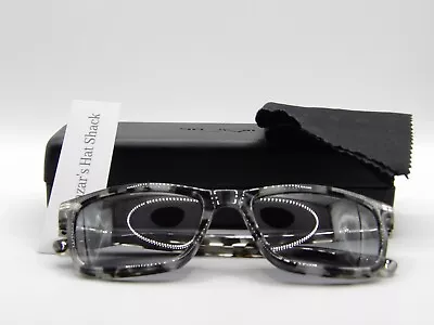 TUMI 54mm Tortoise Shell Design Sunglasses Black STU006 • $159.99