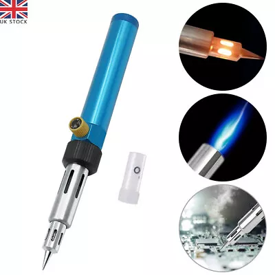 £8.99 • Buy Mini Gas Blow Torch Solder Iron Butane Cordless Welding Burner Gas Soldering Pen