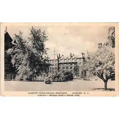 Vintage Postcard Auburn Theological Seminary Library Morgan Hall Welch Hall SE5 • $8.50