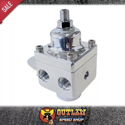 Aeroflow Billet 4 Port Carby Fuel Pressure Regulator 6an Orb Pol - Af66-2048p • $276.02