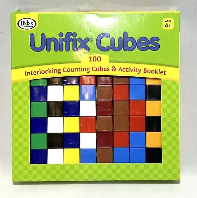 Didax Educational Resources Unifix Cubes Set (100 Pack) 10 Colors Homeschooling • £13.50