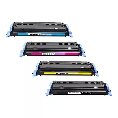 4 Toner Cartridge For HP Color LaserJet 2600 2600N 2605 2605DN 2605DTN Q6000A • £68.63