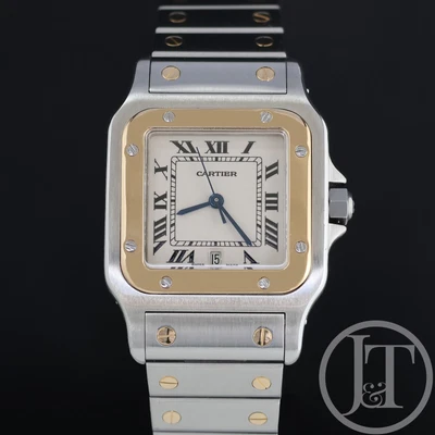 £3500 • Buy Cartier Santos Galbee 1566 Steel And Gold 29mm