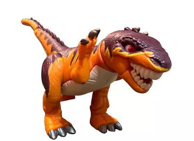 Vintage RARE 2004 Mattel IMAGINEXT Orange Razor T-Rex Dinosaur Action Figure • $12.99