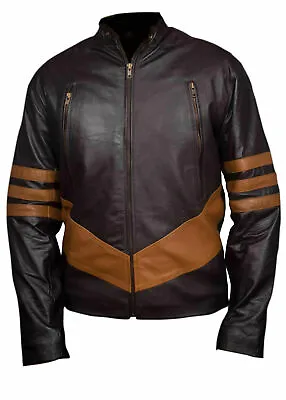 $50.98 • Buy X-Men Wolverine Logan's XO Leather Jacket Vintage Biker Style BNWT