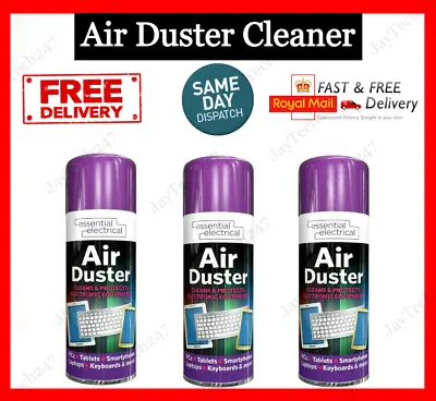£4.91 • Buy Compressed Air Duster Spray Can Clean Laptop Computer Keyboard Mobile 200ml UK
