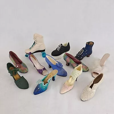 £9.99 • Buy Job Lot Of  Just The Right Shoe  By Raine Collectibles  - Ornamental Mini Shoes