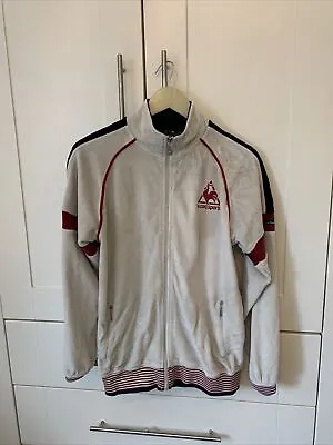 Mens Vintage Retro Velour Jacket. Me Coq Sportif Great Condition. Size S • £15