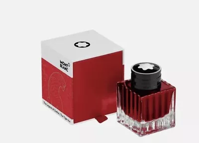 Montblanc Fountain Pen Ink 50ml The Legend Of Zodiacs The Tiger Red 128081 • $59