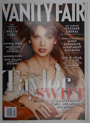 Vanity Fair Magazine Taylor Swift April 2013 Telltale Heart Pre-Owned • $14.50