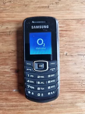 Samsung GT E1080i Black O2 Mobile Phone | Good Condition | UK Seller • £9.98