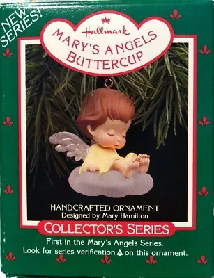 BUTTERCUP Mary's Angels #1 In Series 1988 Hallmark Keepsake Ornament EUC FREES&H • $34.75