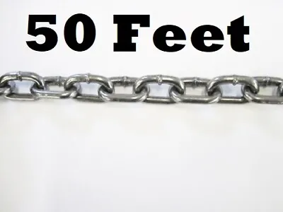 50 Ft MB #3 Heavy Duty Straight Link Chain Trapping Supplies 50 Foot  • $55.99