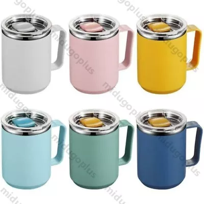 £10.99 • Buy Coffee Mug Stainless Steel Insulated Double Wall Travel Mug Flask Cup Leakproof