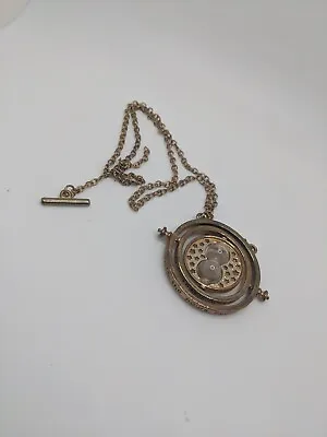 Harry Hermione Potter Time Turner Sand Spin Necklace Pendant Retro Gift • $5.09